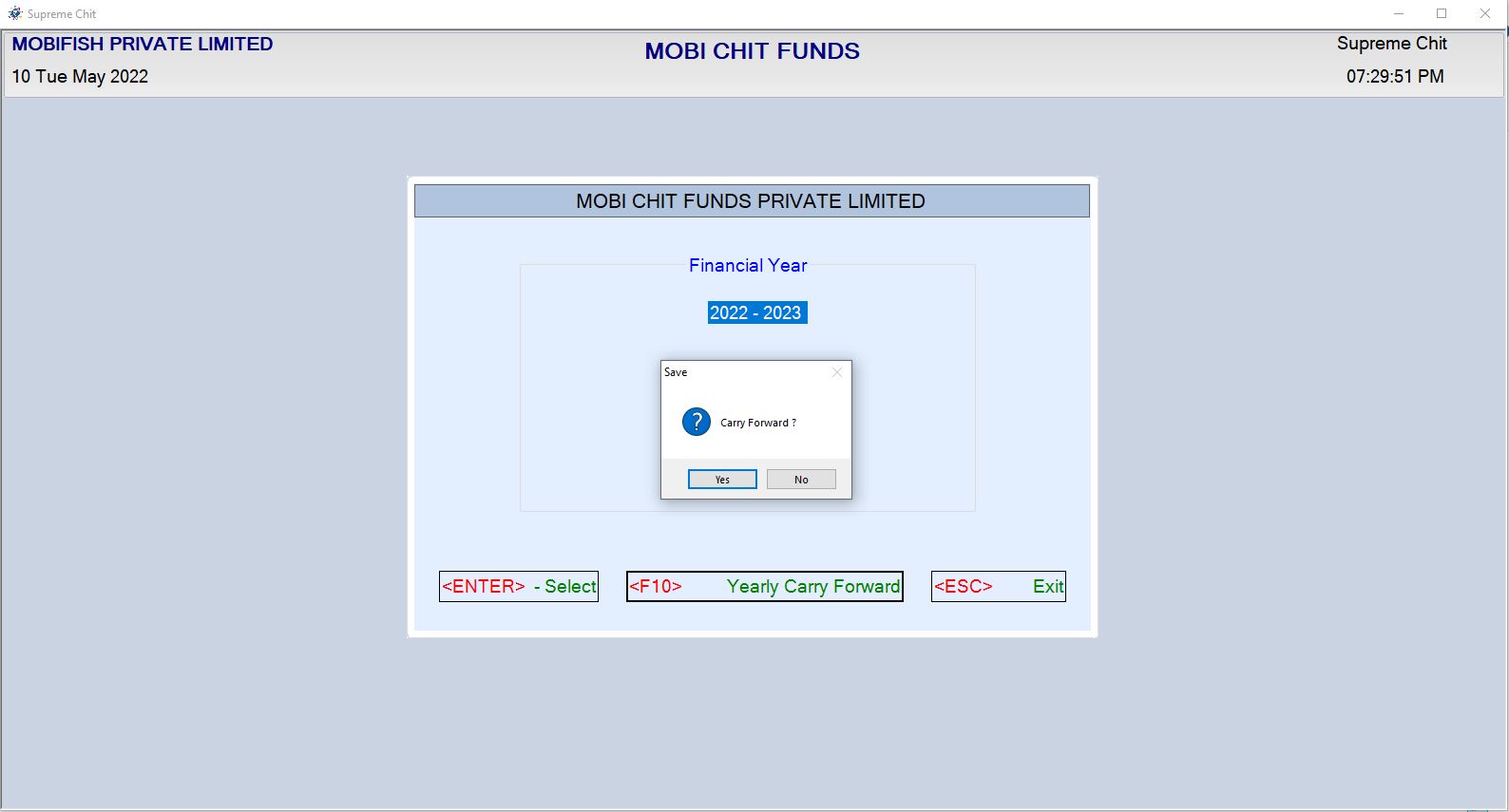Company Modification Page