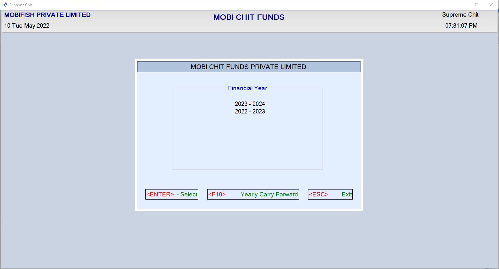 Company Modification Page