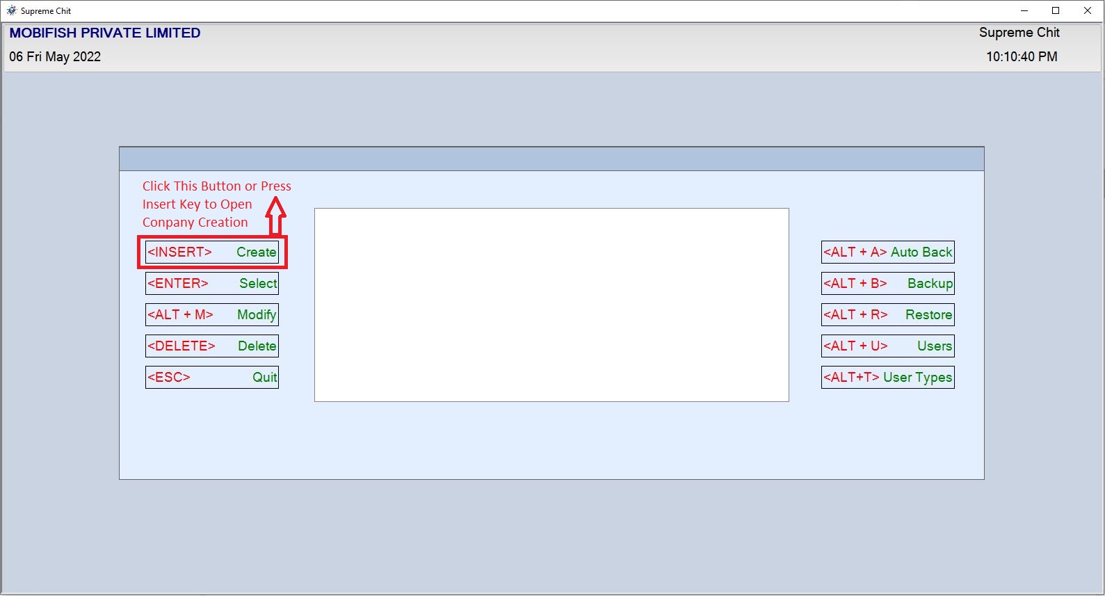 Company Home Page